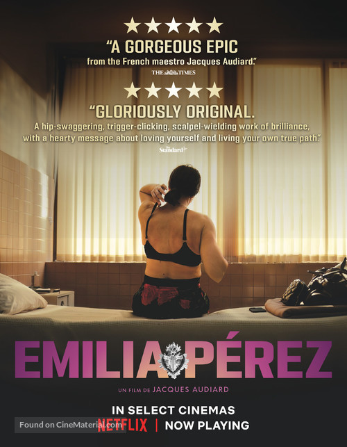 Emilia Perez - British Movie Poster