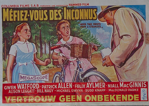 Never Take Sweets from a Stranger - Belgian Movie Poster