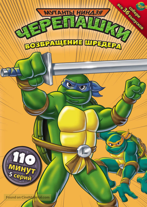 &quot;Teenage Mutant Ninja Turtles&quot; - Russian DVD movie cover