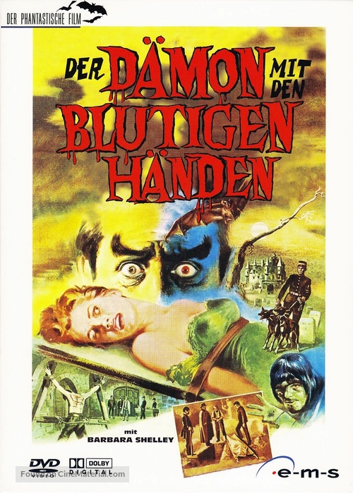 Blood of the Vampire - German DVD movie cover