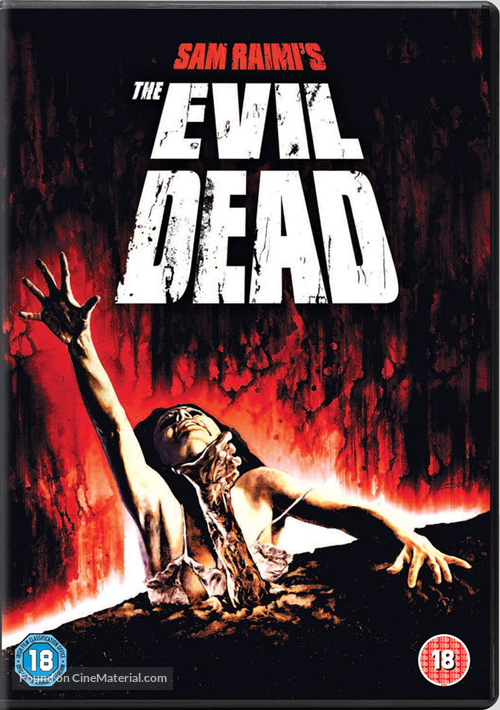 The Evil Dead - British DVD movie cover