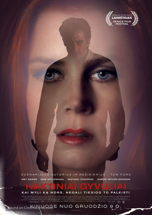 Nocturnal Animals - Lithuanian Movie Poster