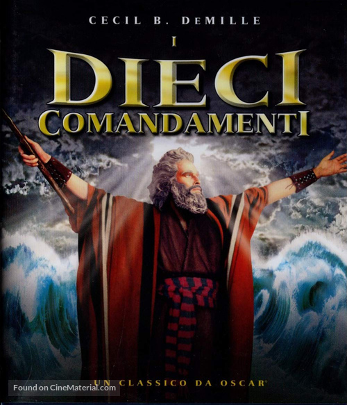 The Ten Commandments - Italian Movie Cover