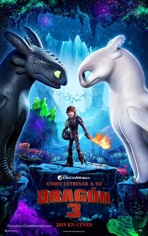 How to Train Your Dragon: The Hidden World - Mexican Movie Poster