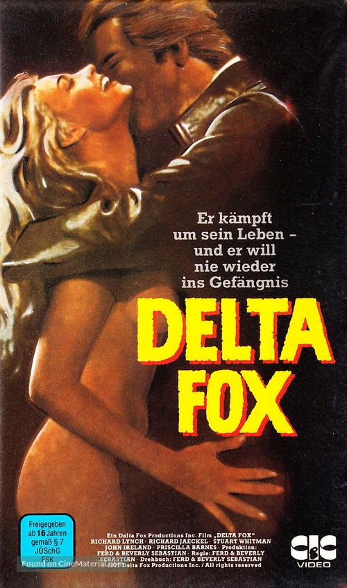 Delta Fox - German VHS movie cover