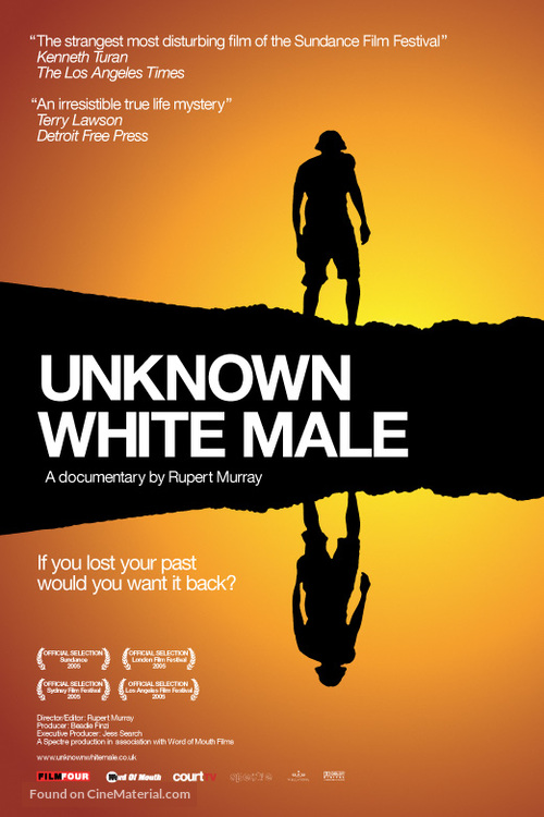Unknown White Male - British Movie Poster
