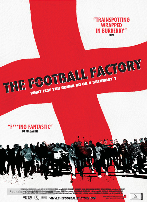 The Football Factory - Danish Movie Poster