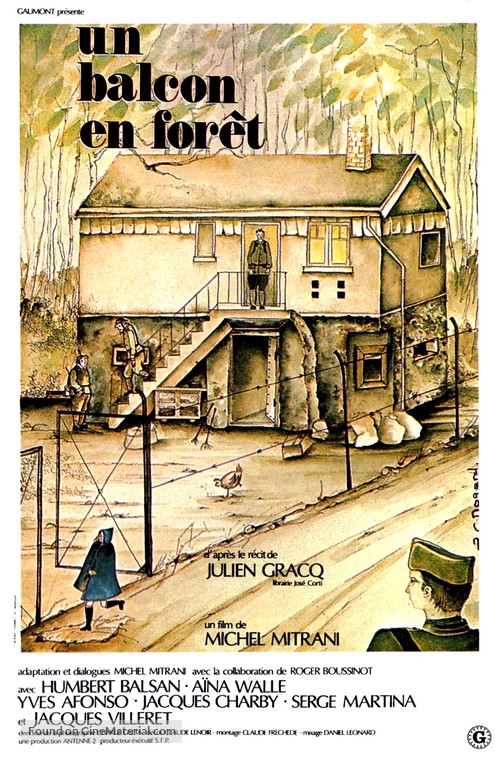 Un balcon en for&ecirc;t - French Movie Poster