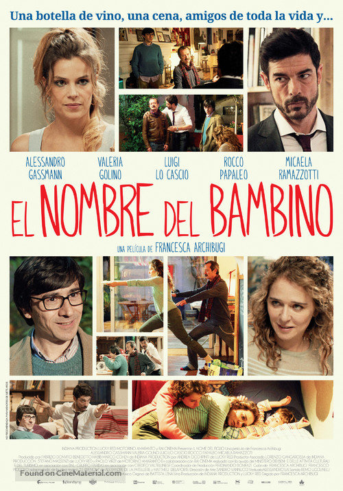 Il nome del figlio - Spanish Movie Poster