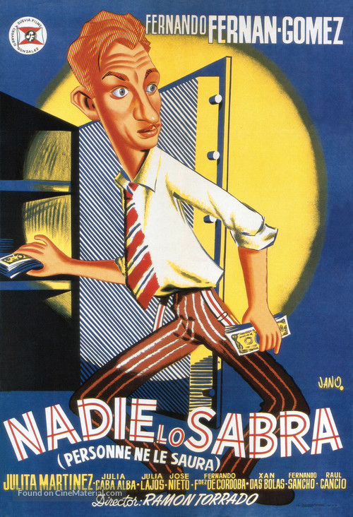 Nadie lo sabr&aacute; - Spanish Movie Poster