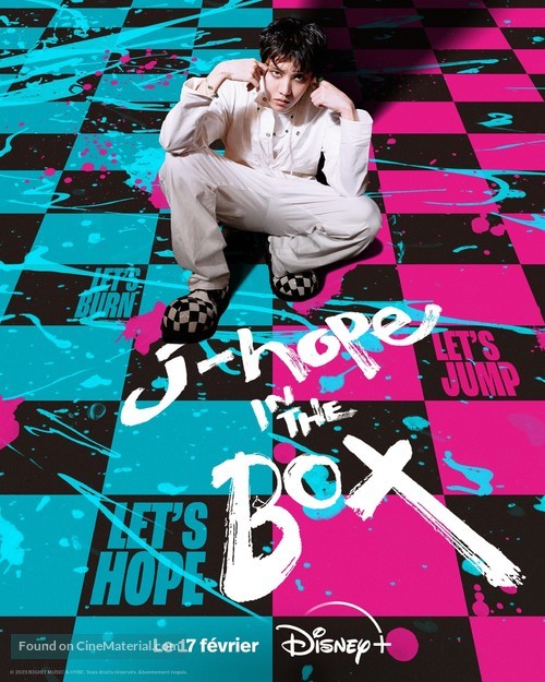 J-Hope in the Box - French Movie Poster