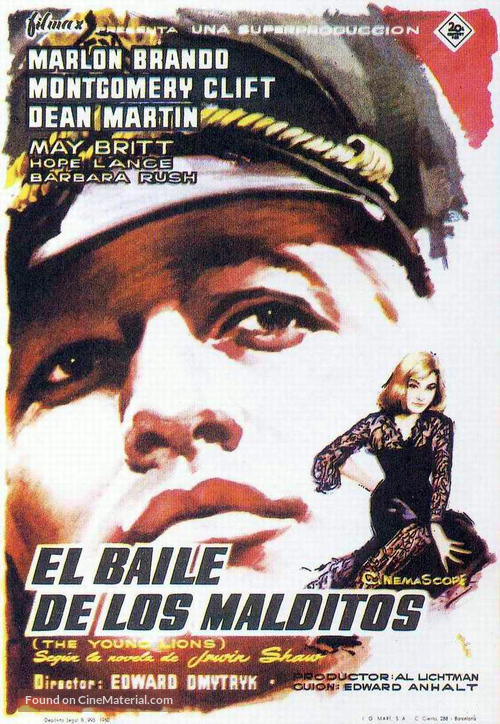 The Young Lions - Spanish Movie Poster