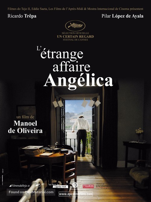 O Estranho Caso de Ang&eacute;lica - French Movie Poster