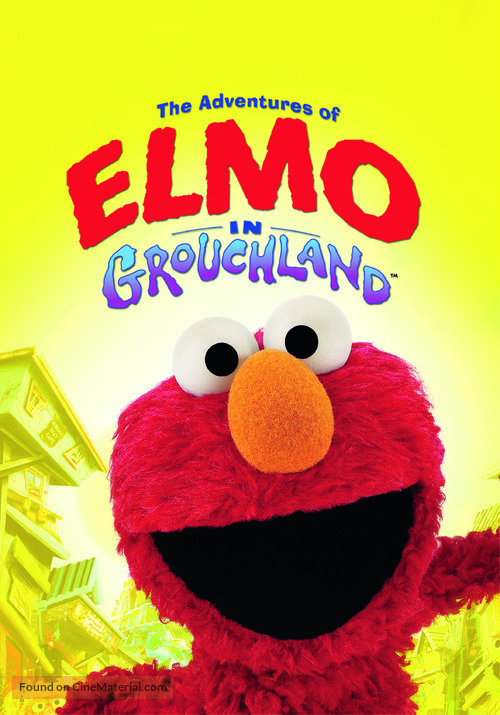 The Adventures of Elmo in Grouchland - British DVD movie cover