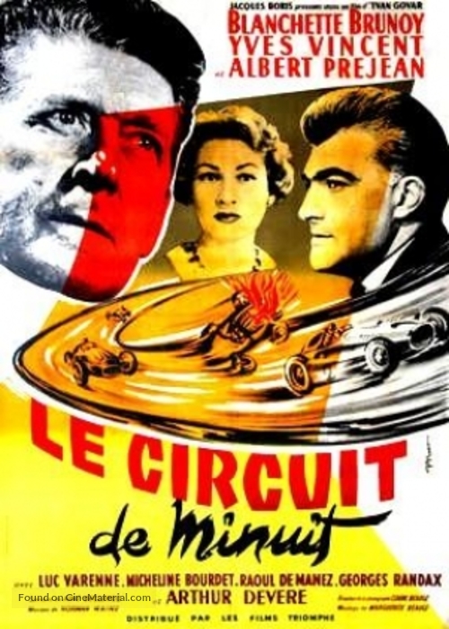 Le circuit de minuit - French Movie Poster