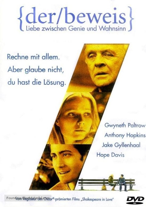 Proof - German DVD movie cover