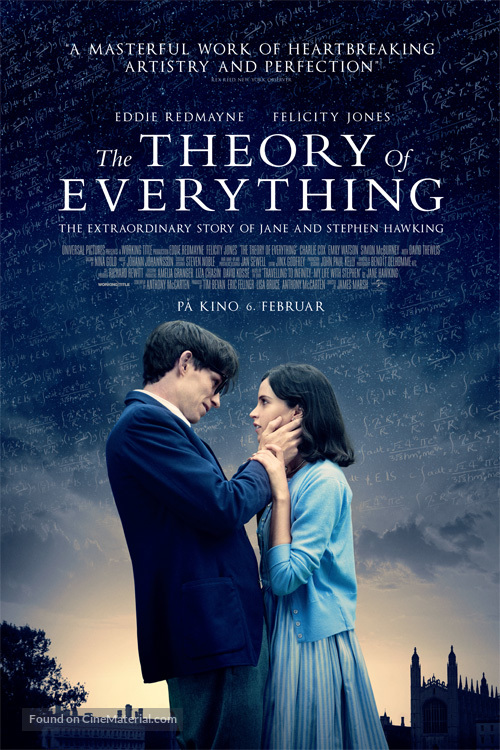 The Theory of Everything - Norwegian Movie Poster