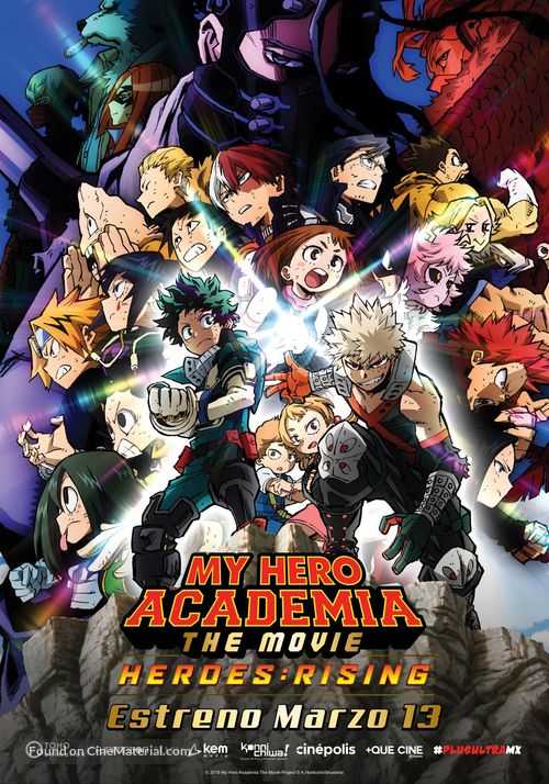 My Hero Academia - Boku no h&icirc;r&ocirc; akademia THE MOVIE - Heroes: Rising - H&icirc;r&ocirc;zu: Raijingu - Mexican Movie Poster