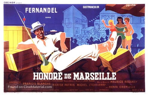 Honor&egrave; de Marseille - French Movie Poster
