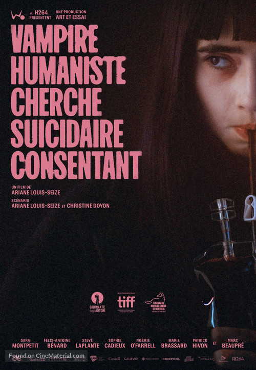 Vampire humaniste cherche suicidaire consentant - French Movie Poster