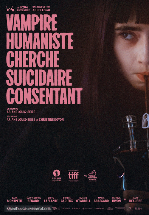 Vampire humaniste cherche suicidaire consentant - French Movie Poster