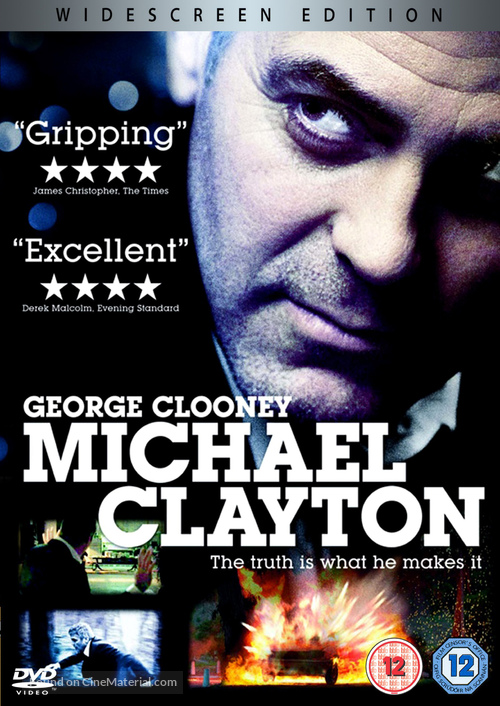 Michael Clayton - British DVD movie cover