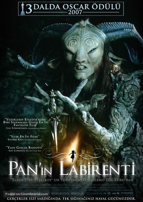 El laberinto del fauno - Turkish Movie Poster