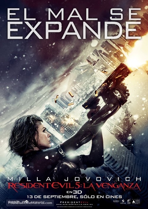 Resident Evil: Retribution - Mexican Movie Poster