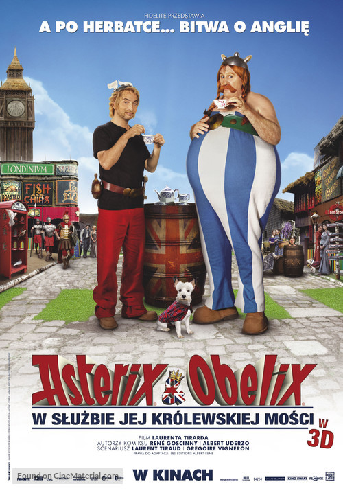 Ast&eacute;rix et Ob&eacute;lix: Au Service de Sa Majest&eacute; - Polish Movie Poster