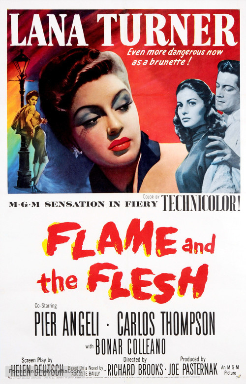 Flame and the Flesh - Movie Poster