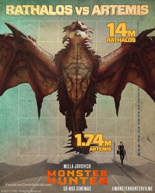 Monster Hunter - Portuguese Movie Poster