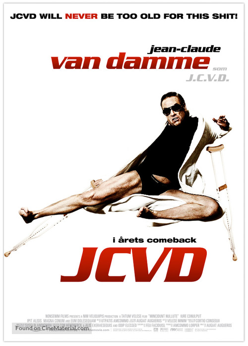 J.C.V.D. - Swedish Movie Poster