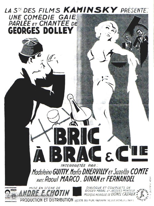 Bric &agrave; Brac et compagnie - French Movie Poster