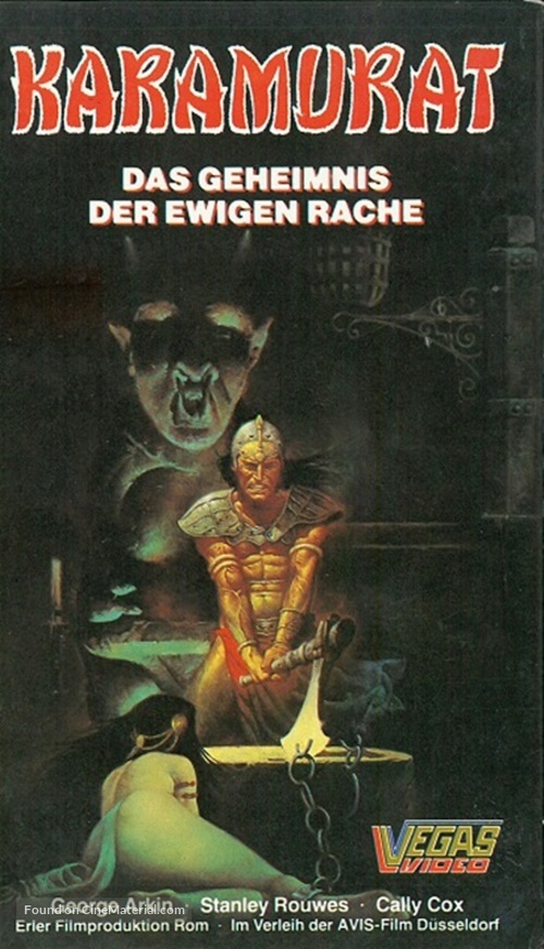 Kara Murat: Seyh Gaffar&#039;a Karsi - German VHS movie cover