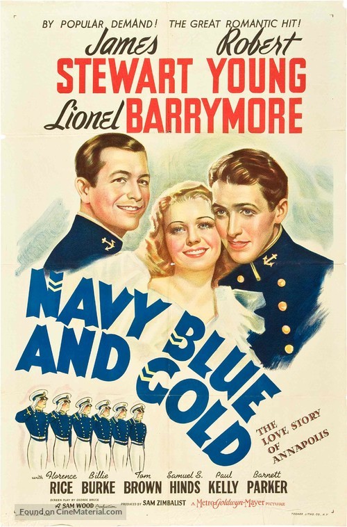Navy Blue and Gold - Movie Poster