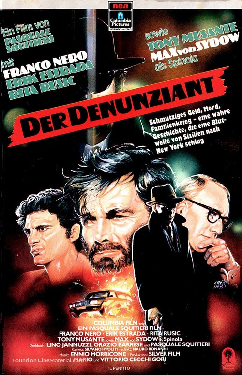 Il pentito - German VHS movie cover