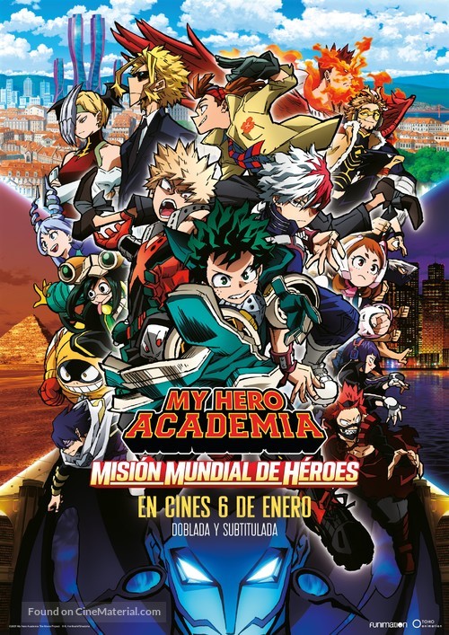 Boku no Hero Academia: World Heroes Mission - Argentinian Movie Poster