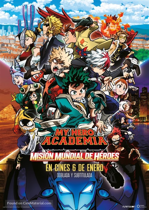 Boku no Hero Academia: World Heroes Mission - Chilean Movie Poster