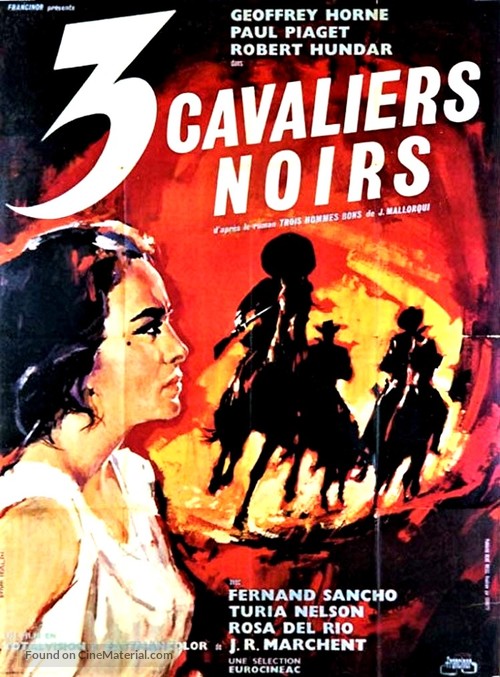 Tres hombres buenos - French Movie Poster