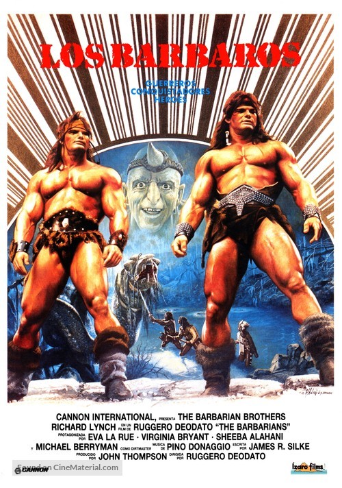 The Barbarians - Spanish Movie Poster