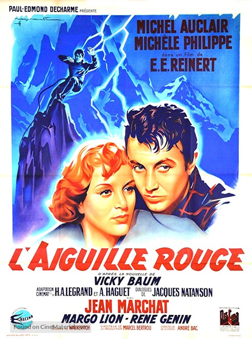 L&#039;aiguille rouge - French Movie Poster