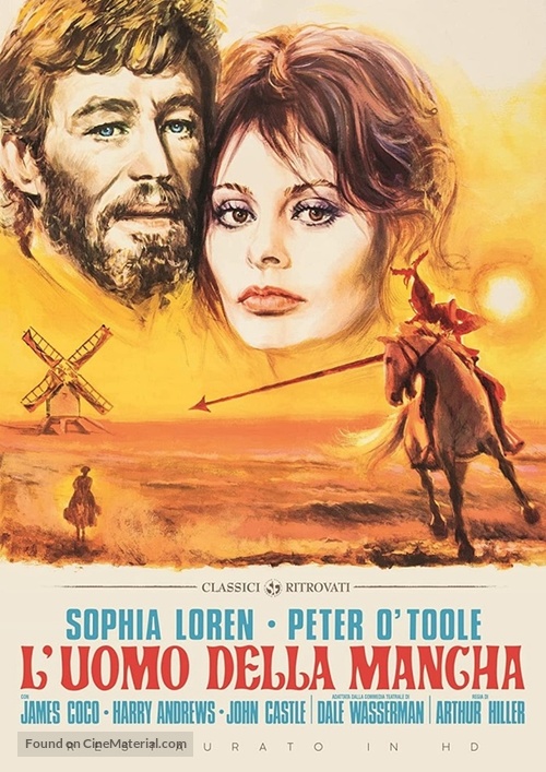 Man of La Mancha - Italian DVD movie cover