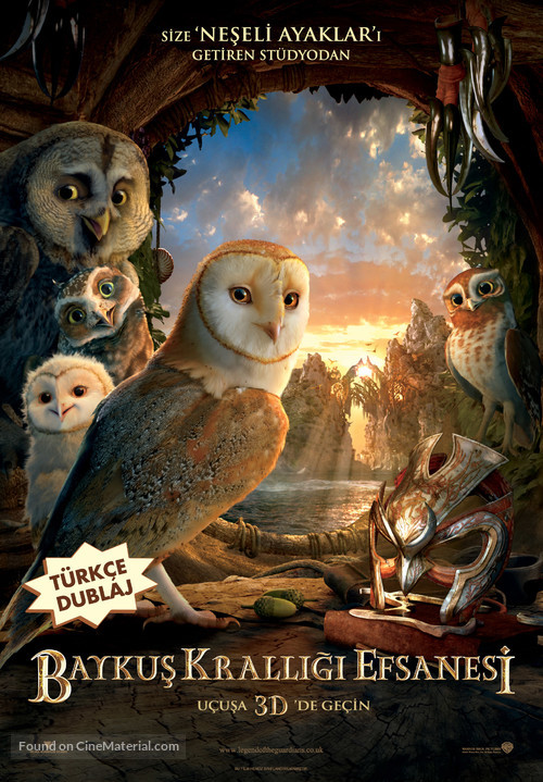 Legend of the Guardians: The Owls of Ga&#039;Hoole - Turkish Movie Poster
