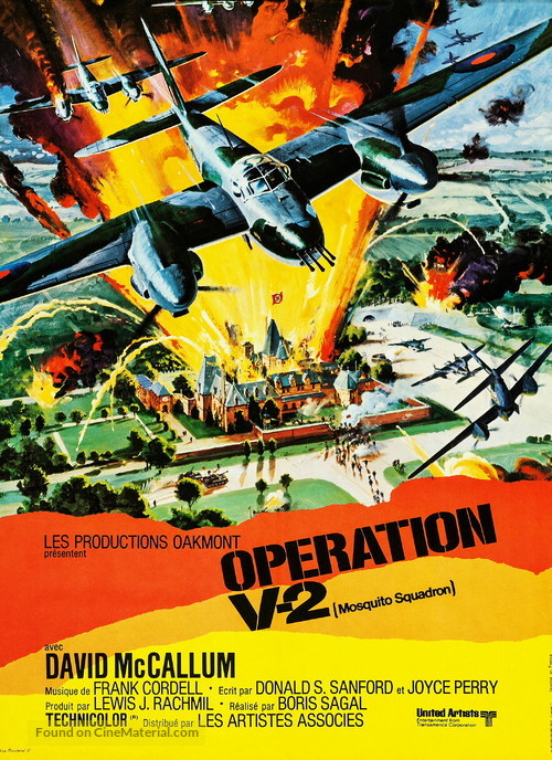 Mosquito Squadron - French Movie Poster