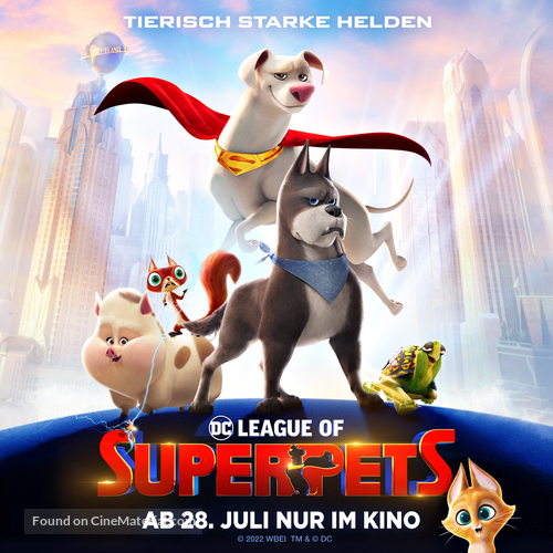 DC League of Super-Pets - German Movie Poster