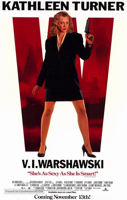 V.I. Warshawski - Advance movie poster