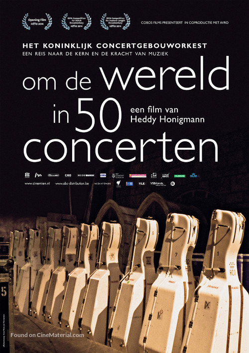 Om de wereld in 50 concerten - Dutch Movie Poster