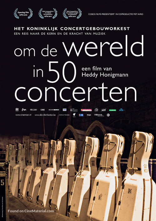 Om de wereld in 50 concerten - Dutch Movie Poster