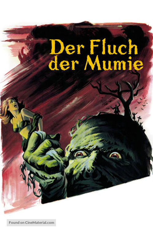 The Mummy&#039;s Shroud - German DVD movie cover