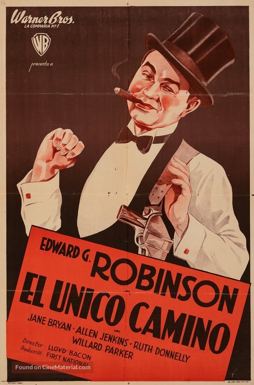A Slight Case of Murder - Argentinian Movie Poster